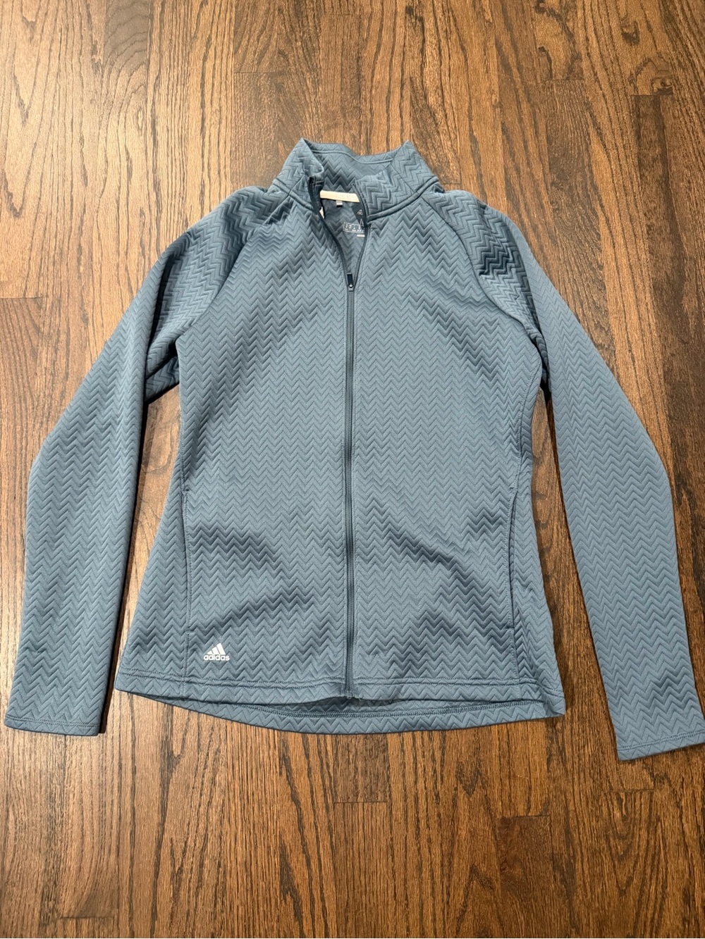 adidas Women's Slate Blue Full-Zip Utility Jacket